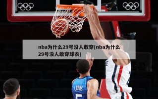 nba为什么29号没人敢穿(nba为什么29号没人敢穿球衣)